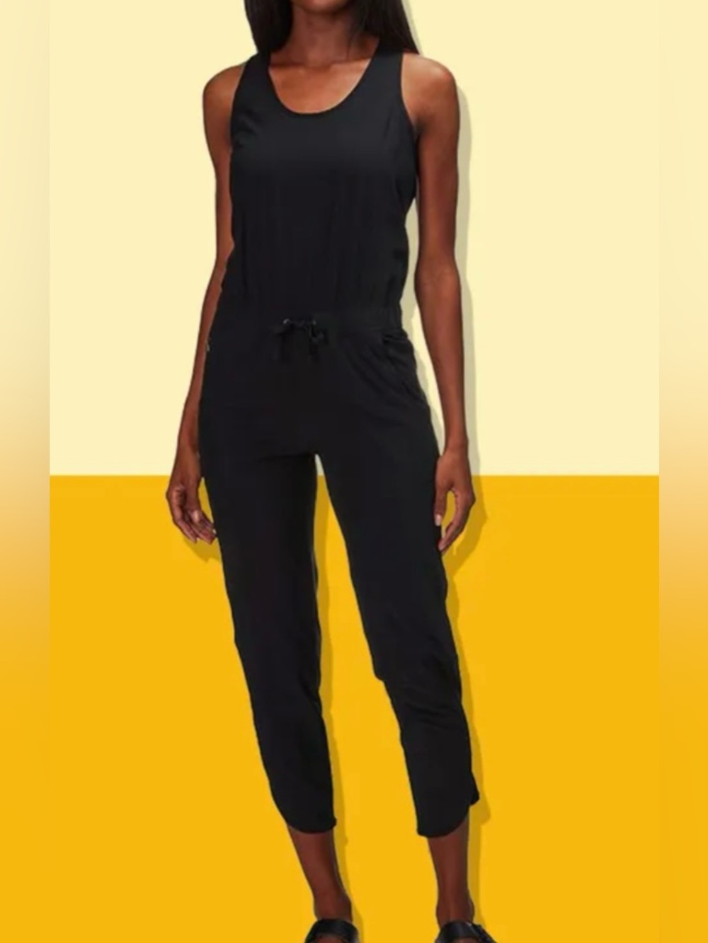 Patagonia Fleetwith Jumpsuit XS Cinch Waist Athleisure Dark Grey - Picture 14 of 14